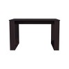 INFURNIC Desks Modern Writing Desk Compact Sturdy Design with Smooth Finish Easy Fold and Lock System, Black, 23.6"*47.2"*28.7" - 3 of 4