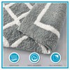 AZL1 Life Concept Bath Rug and Mat with Reversible Dual Pattern Design High Pile Tufted Microfiber for Bathroom Use, Grey, 4.2"*21.26"*16.14" - 4 of 4