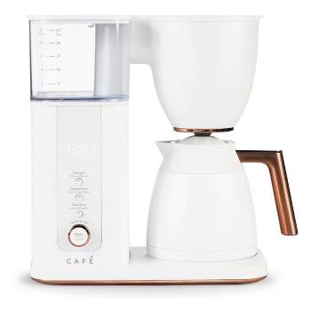 CAFE Specialty Drip Coffee Maker with Thermal Carafe Matte White