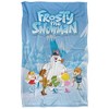 Kids' Frosty The Snowman Frosty And Kids Silky Touch Blanket White 36X58 - 2 of 4