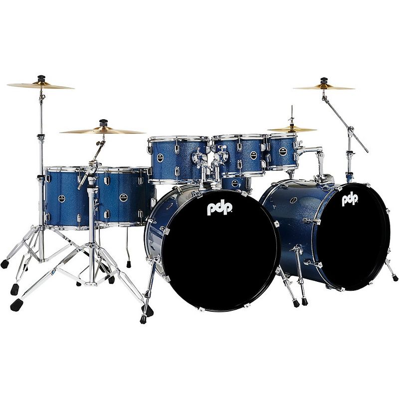 PDP by DW Encore 8-Piece Shell Pack Royal Blue, 1 of 7