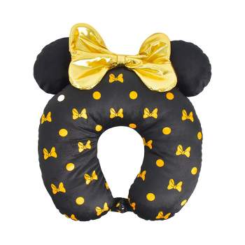 Disney Minnie Mouse Travel Neck Pillow with 3D Ears and Bow