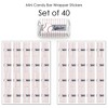 Big Dot of Happiness Batter Up - Baseball - Mini Candy Bar Wrapper Stickers - Baby Shower or Birthday Party Small Favors - 40 Count - 3 of 4