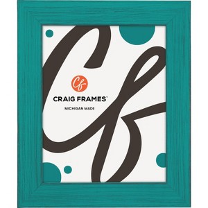 Craig Frames Jasper French Teal Weathered Single Image Picture Frame - 1 of 4