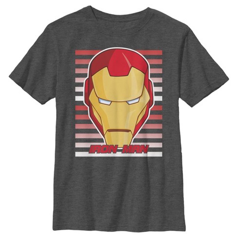 Men's Marvel Iron Man Time Travel Platform Logo Baseball Graphic Tee  White/Black Small 