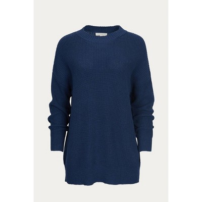 Women's RIBBED-KNIT COTTON SWEATER - Bestto