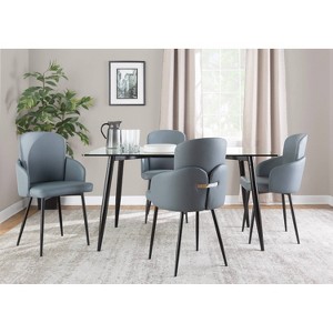 Set of 2 Dahlia Dining Chairs - LumiSource - 1 of 4