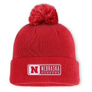 NCAA Nebraska Cornhuskers Cuffed Pom Hat - 1 of 2