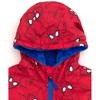 Marvel Spider-Man Zip Up Waterproof Hooded Rain Jacket Coat - 2 of 4