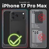 Vena vCommute For Apple iPhone 17 Pro Max Case Wallet, Case with Stand Leather Card Holder [Military Grade Drop Protection], Black - 2 of 4
