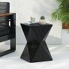 MAYEERTY Full Size Loft Metal&MDF Bed with Desk and Shelf, Black - 2 of 4