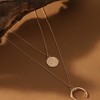 SOHI Women's California Gold The Cosmo Multi-Layer Necklace - 3 of 4