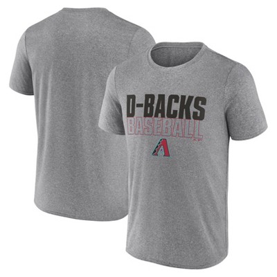 MLB Arizona Diamondbacks Men's Gray Athletic T-Shirt