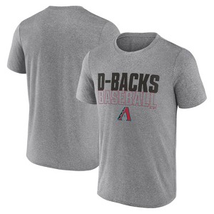 MLB Arizona Diamondbacks Men's Gray Athletic T-Shirt - 1 of 3