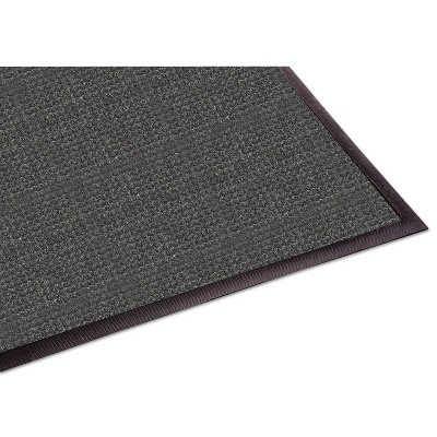  3'x10' Rectangle Indoor and Outdoor Solid Floor Mat Black - Guardian 