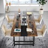 Tribesigns 6FT Rectangular Conference Table - 3 of 4