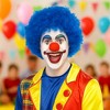 Boland Clown Adult Costume Wig | Blue - 4 of 4