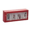 Transpac Glass 16.7 in. Multicolor Christmas Tumblers Set of 4 - 2 of 4
