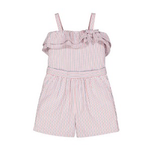 Hope & Henry Girls' Ruffle Edge Romper, Infant - 1 of 4