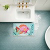 Stupell Industries Fun Blue Fish Underwater Printed Plush Bathroom Floor Mat, design by Audrey Jeanne Roberts - 4 of 4