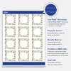 Avery Square Cards, 2" x 2", Gold-Blue Border Berries, Matte, 120ct - 3 of 4