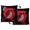 NBA Portland Trail Blazers Firm Density Connector Velvet Reverse Pillow - 3 of 3