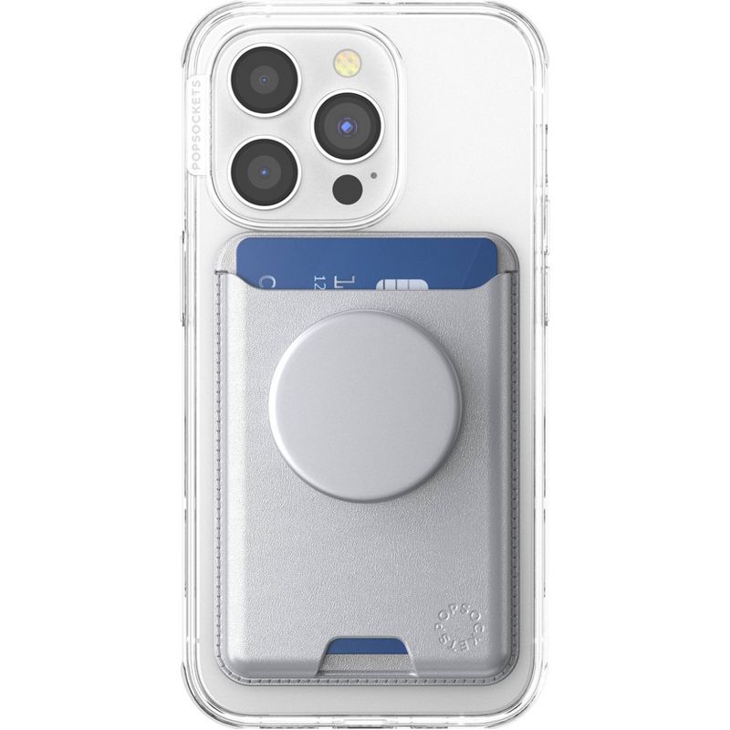 PopSockets Plant Leather PopWallet+ with PopGrip Cell Phone Grip and Stand with MagSafe, 5 of 7