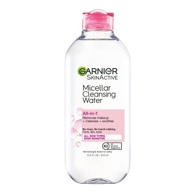 Garnier SKINACTIVE Micellar Cleansing Water All-in-1 Makeup Remover &#38; Cleanser - 13.5 fl oz