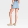 Women's Low-Rise Zip-Front Denim Mini Skort - Wild Fable™ - 2 of 3
