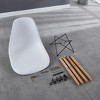 Plastic Chair, Set of 4, KD Leg - 3 of 4
