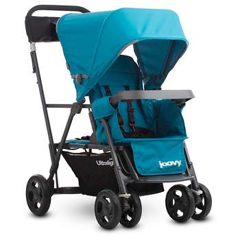 Joovy Caboose Ultralight Sit Stand Double Stroller - Turquoise
