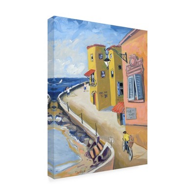 Trademark Fine Art -Patricia A. Reed 'Yellow Orange Coast' Canvas Art