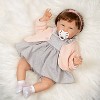 Paradise Galleries Realistic Reborn Toddler Doll Sweetie Pie, 19 inch, Rooted Hair and Magnetic Pacifier, 7-Piece Baby Doll Gift Set - 2 of 4