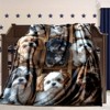 Adorable Shih Tzu Print Pattern Mother Youngsters Four Seasons Car Nap Blanket Flannel Blanket, Christmas Gift. - 2 of 4