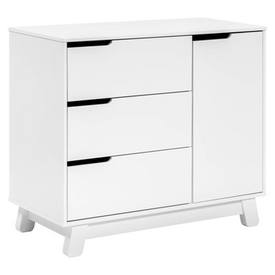 Ivory Pine Wood 3-Drawer Changing Table Dresser