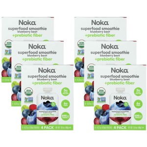 Noka Superfood Smoothie Bluebberry Beet - Case of 6/4 pack, 4.22 oz - 1 of 4