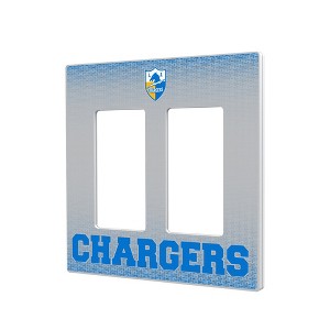 NFL AFC Historic Teams Linen Hidden-Screw Light Switch Plate for Double Rocker - 1 of 4