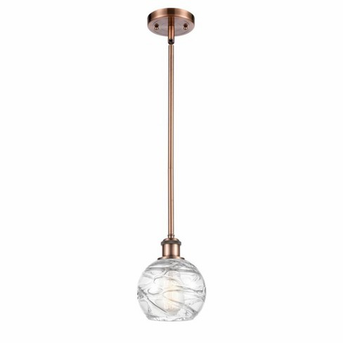 Innovations Lighting Athens Deco Swirl 1 - Light Pendant in  Antique Copper - image 1 of 1