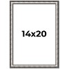 PosterPalooza | Slim Profile Silver Picture Frame - UV Acrylic, Foam Board Backing, Hanging Hardware - 2 of 4