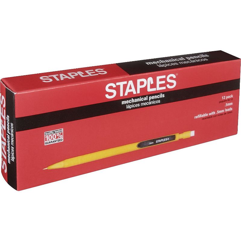 Staples Mechanical Pencils No. 2 Soft Lead Dozen (10942-CC), 2 of 3