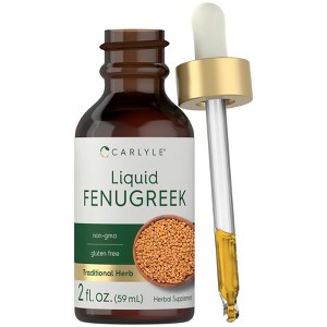 Carlyle Fenugreek Extract Liquid | 2 fl oz | Vegetarian Tincture - 1 of 4