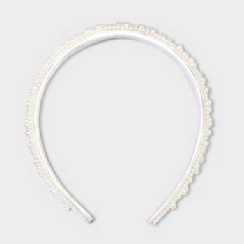 Pearl Covered Headband - A New Day™ White