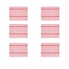C&F Home Warner Scarlet Woven Reversible Placemat Set of 6 - 2 of 4