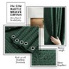 LunaLulinlk Waffle Weave Heavy Duty Fabric Shower Curtain - 3 of 4