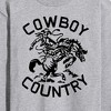 Men's - Instant Message - Cowboy Country Long Sleeve Graphic T-Shirt - 2 of 4