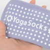 Anna-Kaci Active Women's Non-Slip Ballet Grip Socks with Crisscross Elastic Straps - 3 of 4