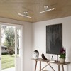 Livex Lighting Copenhagen 2 - Light Semi-Flush Mount in  Brushed Nickel - 3 of 4