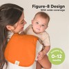 KeaBabies 5pk Urban Baby Burp Cloths, Organic Burping Cloth for Babies, Burp Rags for Baby Girls, Boys - 3 of 4