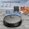 Teendow Cordless Robot Vacuum Cleaner and Mop, APP/Voice Control, Auto-Charge, 4 Cleaning Modes,Robotic Vacuum for Hardwood Floor and Rug, Black - 2 of 4