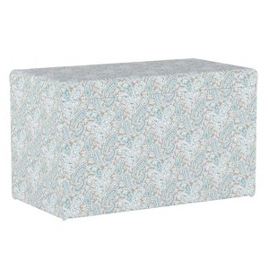 Storage Bench Paisley Teal - Simply Shabby Chic , Paisley Blue
